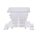 Miniatyrbilde 1 av 5: 2 stk Aluminium Kjøleribbe SSR Solid State Relé Liten Varmeavledning Sølv 2 stk