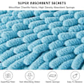 Miniatyrbillede 3 af 5: 4 Chenillehåndklæder Kugleformede Håndklæder Koral Mikrofiber Vandabsorberende Bløde Håndklæder