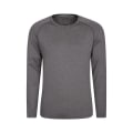 Miniatyrbillede 1 af 4: Mountain Warehouse Herre Stribet IsoCool Base Layer Top XS Grå Grey XS zdq