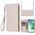 Pikkukuva 1 / 5: Nahkakotelo imukupilla ja 3 korttipaikalla Samsung Galaxy S21 FE 5G [HK] Style D -puhelimelle Style D Multicolor