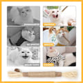 Miniatyrbild 5 av 5: 6-pack Naturlig Matatabi Silvervine Tuggleksaker, Kattleksaker, Bra Present till Kattungar
