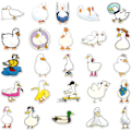 Miniatyrbild 3 av 4: 50 förpackningar Cartoon Duck Stickers Vattenflaskor Laptop Telefon Motorcykel Dator Gitarr Skateboard Hydroflasks Duck Vinyl