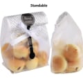 Pikkukuva 2 / 4: 100-pack kakpåsar klara plastgodispåsar Godispåsar för minilimpa, buntkaka, varm kakao - Perfet