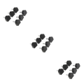 Pikkukuva 1 / 5: 1/2/3/5 3 par Snygga högklackade tips Taps Skoreparation Black 10.5x12.5mm 3Set