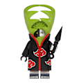 Miniatyrbillede 5 af 5: 8 stk. minifigurer Naruto Comic Samleobjekter Byggeklodser Legetøj sort one size