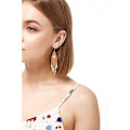 Miniatyrbilde 2 av 5: Heyone Lange Perle Quaste Ohrringe \\\\u2013 Große Böhmische Native Statement Perlen Ohrringe für Frauen, Große Boho Statement Handgefertigte