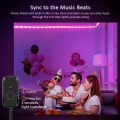 Pikkukuva 3 / 5: RGB 20m LED-slinga RGB5050 Musik Synk LED-remsa MultiColor ColorRGB 20m 5050 LED-remsa