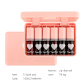 Miniatyrbilde 5 av 5: 6 farger Lip Tint Stain Set Korean Lip Gloss Lip