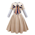 Miniatyrbillede 1 af 2: M3gan Cosplay Kostumekjoler Børn Piger Ai Doll Machine Megan W 120cm 140cm 140cm