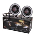 Miniatyrbillede 2 af 5: 2* 3,5\" Angel Eyes LED-dimljus Bil SUV Universal White Drivin 3.5White light 2Pcs