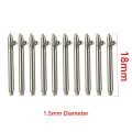 Miniatyrbillede 1 af 5: 10 stk/parti Watch Single Switch fjederstifter 18MM1.5MM 18mm1.5mm Diameter 18mm1.5mm Diameter