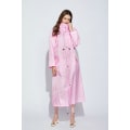 Miniatyrbillede 2 af 5: Snygg lång regnjacka unisex regnponcho med vattentät ficka med lock M