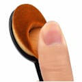 Miniatyrbillede 3 af 5: 2-pak professionelle ovale foundation-makeupbørster