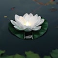 Pikkukuva 4 / 8: 2kpl Lotuslyhty Led Kelluva Valo Kukka Puutarhakoriste Japanilainen Puutarhan Sisustus Kukka Lamppu Aurinko Led Allas Valo Terassivalaistus Led Ulkona