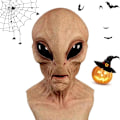 Miniatyrbillede 1 af 4: Alien Sjov Maske, 2024 Latex Fuld Hoved Realistiske Masker Halloween Kranium Latex Skelet Fancy Maske til Mænd Kvinder Kostume Fest
