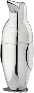 1 st Pingvin Cocktailshaker, Rostfritt Stål, Spegelfinish, Rymmer 500 ml