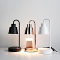 Miniatyrbilde 4 av 5: Elektrisk Lyssmeltingsbordlampe Retro Lysvarmelampe Sikker Lyssmeltevarmer Lys Dimmerbryter for Soveromsdekorasjon (Svart, EU-kontakt)