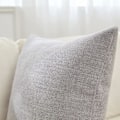 Miniatyrbilde 3 av 5: Putetrekk 18x18 tom Sett med 2 Grå dekorative putetrekk Firkant aksenttrekk for sofa Sofa Stue Farmhouse Hjemmedekor
