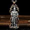 Pikkukuva 1 / 5: Luova Guardian Vajra Buddha -riipus kaulakoru miehille ja naisille buddhalainen riipus amuletti kaulakoru Rentouttavat asusteet Korut