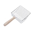 Miniatyrbilde 1 av 5: Kattesand Spade Sett Tr?håndtak Kattetoalett Rengjøring Bæsj Sølv 30cm