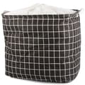 Foldable Laundry Basket - 90L Black (Checkered) Black (Checkered) Svart (Rutig)