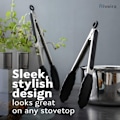Miniatyrbild 2 av 5: Tång för matlagning med silikontips | 9 och 12-tums set CDQ