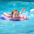 Pikkukuva 4 / 5: Baby flickor One Piece Baddräkt Toddler Volanger Baddräkt Badkläder Strandkläder Söta och söta barns Hot Spring Baddräkt-3-4Y
