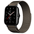 Miniatyrbild 1 av 3: Magnetisk rem för Amazfit GTS/4/2/2e/GTS2 Mini/3/GTR 4/3/2/47mm 20mm 22mm metallnät Smartwatch Mesh Amazfit Bip 5-rem Brun 22mm
