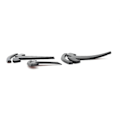 Miniatyrbilde 2 av 5: 3x matt svart T-logo huv bagasjeromsmerke for Tesla Model Y