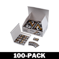 Miniatyrbilde 1 av 6: Dobbelt barberblad Super Rustfritt Høy Kvalitet Barberblad 100-Pack