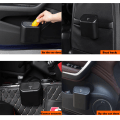 Pikkukuva 2 / 4: Auto roskakori kannella, riippuva, mini kannella, push-on design auto roskakori, kannettava riippuva mini roskakori roskakori autoille
