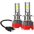 Miniatyrbilde 1 av 4: H7 LED-frontlykter 6000k fjernlys nærlys 55w 8000 - Perfekt