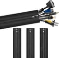 Kabelorganisator - Kabelstrømpe - Kabeldækning - Sort - 50 cm - 1 stk