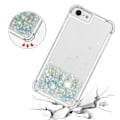 Pikkukuva 4 / 5: Kotelo iPhone SE 2022/2020 /iphone 8 Bumper Cover Sparkly Glitter Bling Flytande Silver none