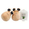 Pikkukuva 4 / 5: My Pet Alien Pou -pehmolelu diburb Emotion Alien -pehmo täytetty ruskea 22cm