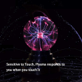 Miniatyrbillede 5 af 5: Plasma kugle/lys/lampe, Plasma Elektrisk Nebula Lightening - Perfekt