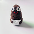 Miniatyrbild 1 av 5: Rolig positiv potatisstickad potatisdocka 1 1 1 3 1