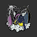 Miniatyrbillede 1 af 3: Disney Maleficent vs Chernabog hættetrøje til mænd