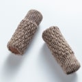 Miniatyrbillede 4 af 5: Skridsikre sokker til møbelfødder gulvbeskyttelse bord stol stoleben b 16 stk/Brun2 8cm 16st/Beige 8cm