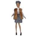 Miniatyrbild 5 av 5: 8 st 30 cm Barbie dockkläder Mode pälsrock coa A