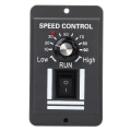 Miniatyrbillede 5 af 5: Dc 12v 24v 36v 48v 10a Pwm Motorhastighedsregulator Vendbar Afbryder Reguleringskontrol Fremad Rotation zdq
