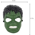 Miniatyrbillede 2 af 5: Hulk Maske til Børn Superhelte Kostumer Børnefødselsdagsfester, Hulk Legetøj Gaver til Halloween Cosplay Maskeradefester (Hulk Maske)-AD4-