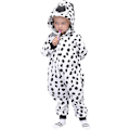 Miniatyrbilde 3 av 5: Unisex barnejumpsuit, 2023 kostymdyr-onesie nattkjole pyjamas hettegenser cosplay kigurumi nattøy jul halloween dalmatiner Dalmatians Dalmatians 100