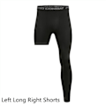 Miniatyrbild 3 av 5: Män Base Layer Träningsbyxor Kompression Running Tight Spor White XXL