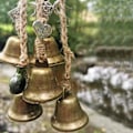 Pikkukuva 4 / 5: Fu Bell Paha Henki Tuulipeli Noitakello Ovikaulakoru Noituus Deko (1 kpl, pronssi) zdq