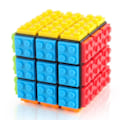 Pikkukuva 1 / 5: 3x3 palapeli Rubikin kuutio rakennuspalikkalelut Musta tausta Svart bakgrund
