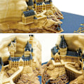 Miniatyrbilde 4 av 5: Harry Potter 2024 Kalender 3D Hogwarts Memo Block Slott Terning Med Lys