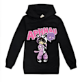 Pikkukuva 3 / 3: Barn Pojkar Flickor Aphmau Hoodie Långärmad Toppar Sweatshirt Pullover Z X Svart 140CM 8-9Y