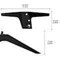 Miniatyrbilde 4 av 5: 2024 Stativbein for LG TV-apparater, TV-stativbein for LG 49 50 55 tommer TV 50UM7300AUE 50UK6300BUB 5