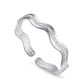Pikkukuva 1 / 4: 925 Sterling Silver Dam Shiny Ripple Whirl Armband Dam zdq